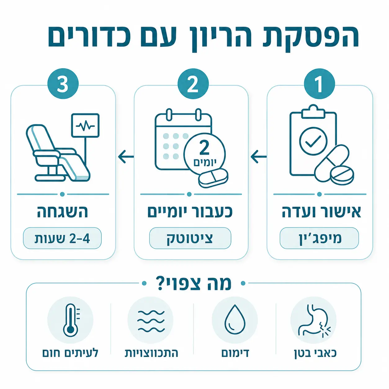 הפסקת הריון | אינפוגרפיקה