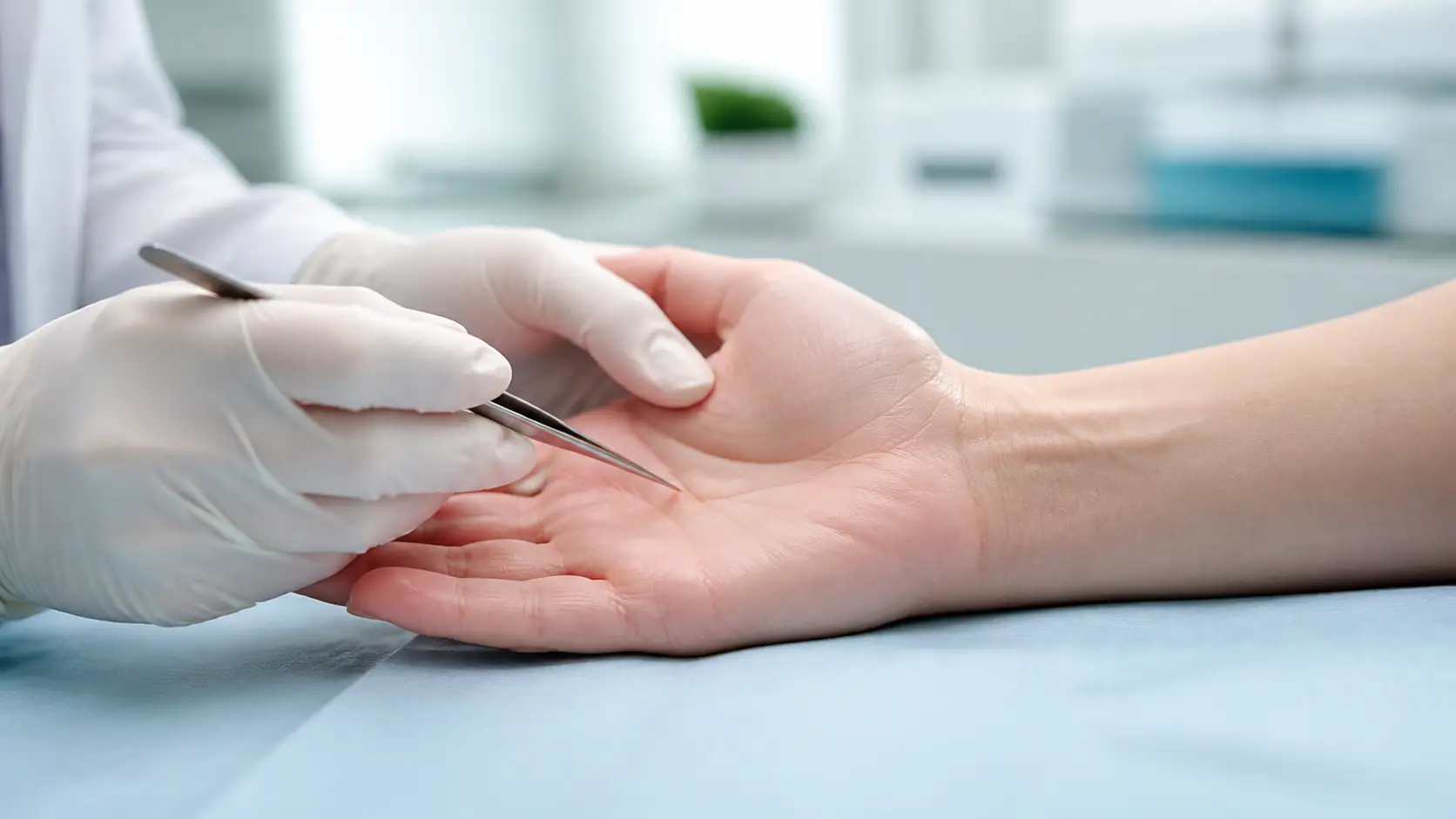 Removing a Foreign Object from the Hand
